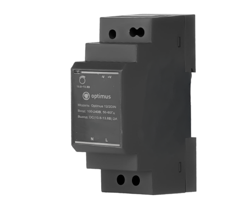 Блок питания Optimus 12/2DIN Блок питания Optimus 12/2DIN