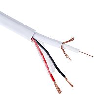 Кабель КВК-В-2х0,75мм белый