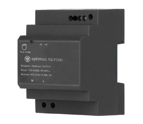 Блок питания Optimus 12/7DIN — купить в Vidoks Блок питания Optimus 12/7DIN