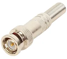 Коннектор BNC-A ∙ РАЗЪЕМ BNC штекер под винт с пружиной, металл