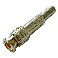 Коннектор РАЗЪЕМ TS BNC штекер под винт с пружиной, металл
