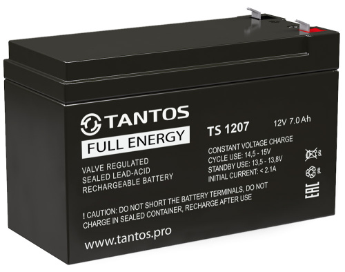 Аккумуляторная батарея TS 1207 ∙ Аккумулятор 12В 7 А∙ч
