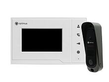 Видеодомофон с панелью Optimus ECO IK-34B30I (w+b)