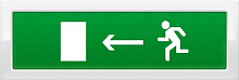 Оповещатель охранно-пожарный (табло) ОПОП 1-R3 "Бегущий человек cтрелка влево"